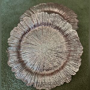 Pink Reef Textured Dinnerware Plate with Intricate Design